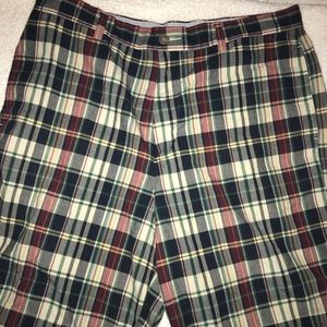J.CREW Mens Plaid Madras Shorts 36 New Without Tag